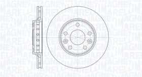Гальмівний диск Magneti Marelli 361302040110