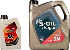Моторна олива S-Oil Dragon SN 5W-30 напівсинтетична Моторна олива S-Oil Dragon SN 5W-30 напівсинтетична