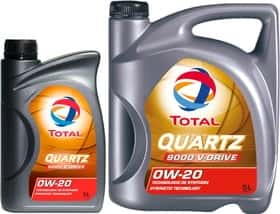 Моторное масло Total QUARTZ 9000 V-DRIVE 0W-20 синтетическое