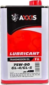 Трансмиссионное масло Axxis GL-4 / 5 75W-90 синтетическое Трансмиссионное масло Axxis GL-4 / 5 75W-90 синтетическое