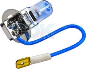 Автолампа Brevia Power Ultra +60% H3 PK22s 55 W прозрачно-голубая 12030PUC