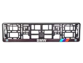 Рамка номерного знака Carlife NH242 цвет черный на BMW Рамка номерного знака Carlife NH242 цвет черный на BMW