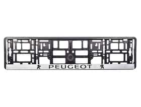 Рамка номерного знака Carlife NH530 колір чорний на Peugeot