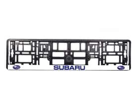 Рамка номерного знака Carlife NH012 колір чорний на Subaru Рамка номерного знака Carlife NH012 колір чорний на Subaru