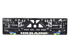 Рамка номерного знака Carlife NH04 черный Ukraine Рамка номерного знака Carlife NH04 черный Ukraine