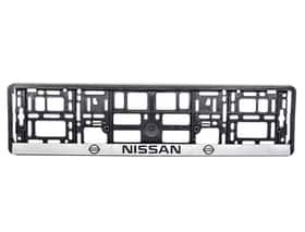 Рамка номерного знака Carlife NH550 колір чорний на Nissan