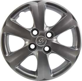 Колпак на колесо Mobis Hyundai Accent/Verna 07-12 цвет серый с хромированной отделкой