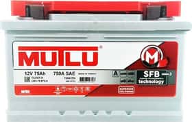 Акумулятор Mutlu 6 CT-75-R S3 L375072A