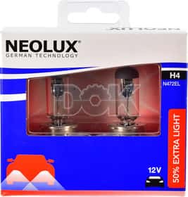 Автолампа Neolux® H4 PGJ19-2 55 W прозора n472elscb