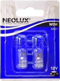 Автолампа Neolux® W5W W2,1x9,5d 5 W прозора n50102b