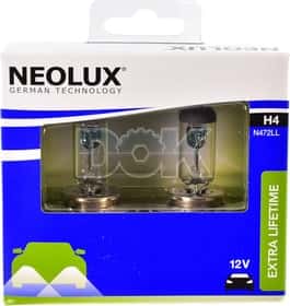 Автолампа Neolux® H4 P43t 55 W 60 W прозора n472llscb