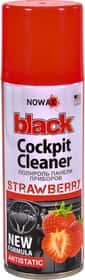 Полироль для салона Nowax "Black" Cockpit Cleaner клубника 200 мл Полироль для салона Nowax "Black" Cockpit Cleaner клубника 200 мл