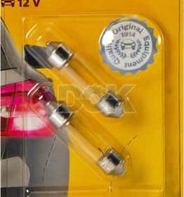 Автолампа Philips Vision C5W SV8,5 5 W прозрачная 12844b2