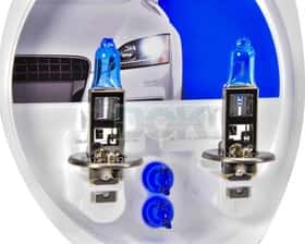 Автолампа Philips WhiteVision H1 PX26d 55 W синя 12258WHVSM