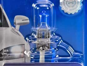 Автолампа Philips WhiteVision H3 PK22s 55 W синя 12336WHVB1