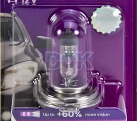 Автолампа Philips VisionPlus H4 P43t-38 55 W 60 W прозора 12342VPB1