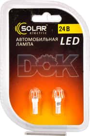 Автолампа Solar T5 W2x4,6d lf104