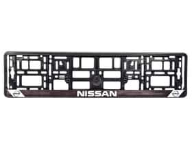 Рамка номерного знака Winso 000042 колір чорний на Nissan
