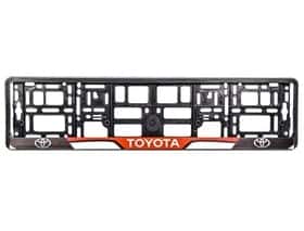 Рамка номерного знака Winso 000191 колір чорний на Toyota