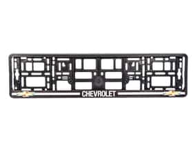 Рамка номерного знака Winso 000352 колір чорний на Chevrolet