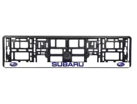 Рамка номерного знака Winso 000012 колір чорний на Subaru Рамка номерного знака Winso 000012 колір чорний на Subaru