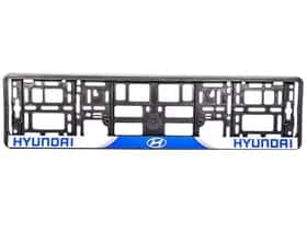 Рамка номерного знака Winso 000101 колір чорний на Hyundai
