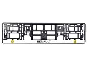 Рамка номерного знака Winso 000182 колір чорний на Renault Рамка номерного знака Winso 000182 колір чорний на Renault