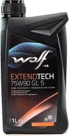 Трансмиссионное масло Wolf ExtendTech GL-5 GL-4 75W-90 полусинтетическое Трансмиссионное масло Wolf ExtendTech GL-5 GL-4 75W-90 полусинтетическое