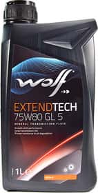 Трансмиссионное масло Wolf ExtendTech GL-5 75W-80 минеральное Трансмиссионное масло Wolf ExtendTech GL-5 75W-80 минеральное
