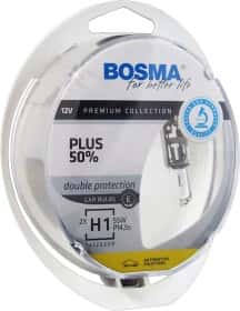 Автолампа Bosma Plus 50 H1 P14,5s 55 W прозора 4070