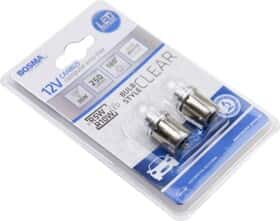 Автолампа Bosma R5W BA15s 5 W прозора 6636
