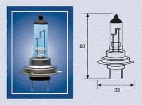 Автолампа Magneti Marelli H7 PX26d 55 W прозора 002557100000