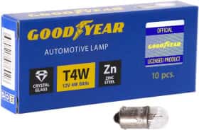 Автолампа Goodyear T4W BA9s 4 W прозора GY012204 Автолампа Goodyear T4W BA9s 4 W прозора GY012204