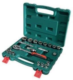 Набір торцевих головок та компонентів Braumauto BR-22 1/2" (22 пр.)