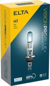 Автолампа Elta Automotive Vision Pro Blue+ H1 P14,5s 55 W світло-блакитна EB2488TR