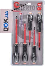 Набор отверток диэлектрических Intertool VT2107 6 шт.