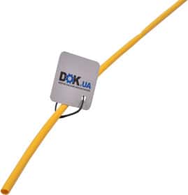 Термоусадка Apro ZRG-6Y 6.0/3.0 мм колір жовтий 1 м 30 шт