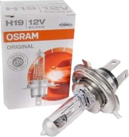 Автолампа Osram Original H19 PU43t-3 55 W 60 W прозора 64181L Автолампа Osram Original H19 PU43t-3 55 W 60 W прозора 64181L