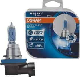 Автолампа Osram Cool Blue Intense H8 PGJ19-1 35 W синя 64212CBI-DUO