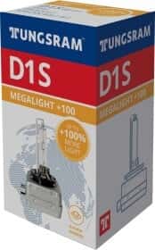 Автолампа Tungsram Megalight +100 D1S PK32d-2 35 W прозора 53620CMU