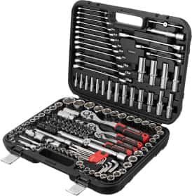 Набір інструментів Intertool Storm ET-8156 1/2", 3/8", 1/4" 156 од.
