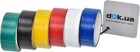 Набір ізоляційної стрічки Top Tools 24B115 ассорті 6 шт