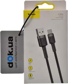 Кабель Baseus Cafule CATKLF-UG1 USB - USB type-C 3 м