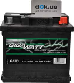 Акумулятор Gigawatt 6 CT-52-R 0185755200
