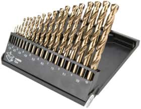 Набір свердл Graphite спіральних по металу 57H089 1-10 мм 19 шт.