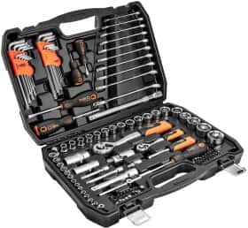 Набір інструментів Neo Tools 10-208 1/2", 1/4" 138 од.