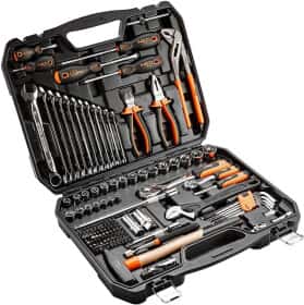 Набор инструментов Neo Tools 08-945 1/2", 1/4" 143 ед. Набор инструментов Neo Tools 08-945 1/2", 1/4" 143 ед.