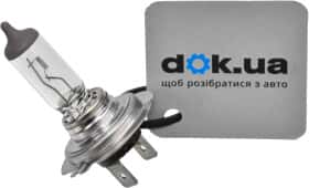 Автолампа Renault / Dacia H7 PX26d 55 W прозрачная 7701057737