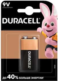 Батарейка Duracell 6LR61 PP3 (Krona) 9 V 1 шт Батарейка Duracell 6LR61 PP3 (Krona) 9 V 1 шт
