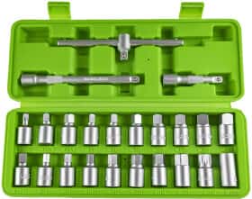 Набір торцевих головок та компонентів JBM 53735 3/8", 5/16" (23 пр.)